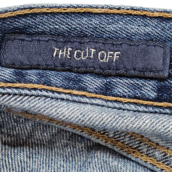 Lucky Brand Shorts Womens Size 2 The Cut Off Denim Distressed Shorty Shorts - Picture 9 of 14